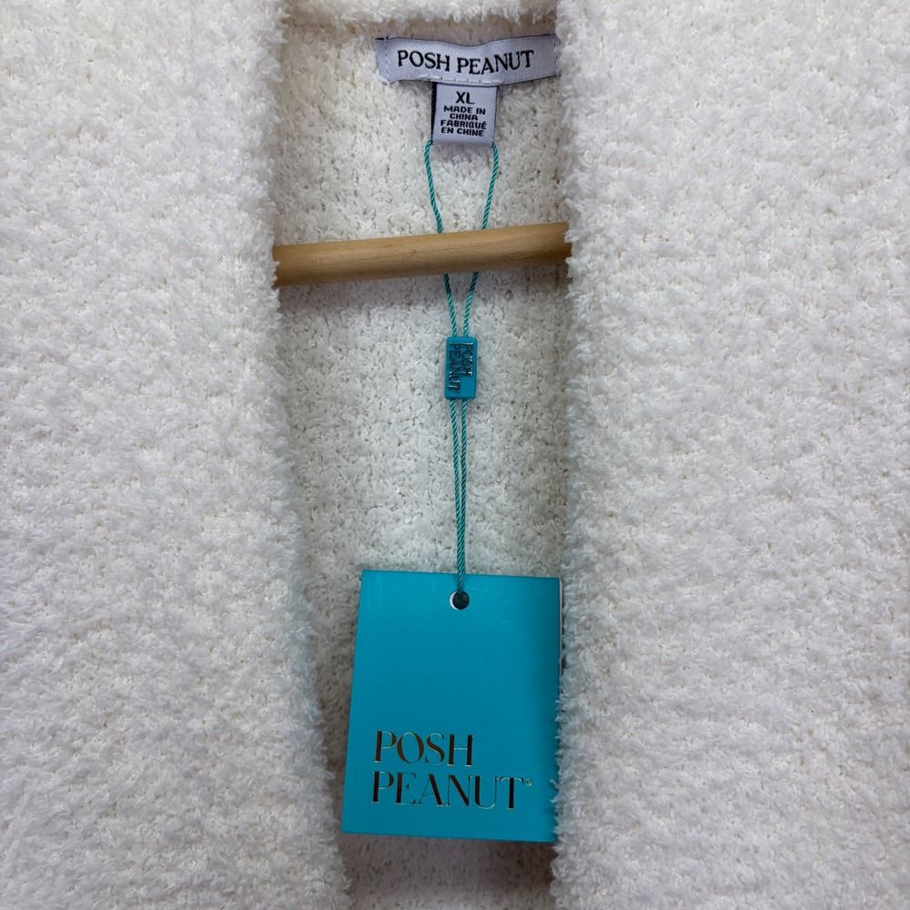 NWT Posh Peanut Women Plush Spa Robe Teddy Fleece Loungewear XL Bamboo Soft Girl - Picture 3 of 12